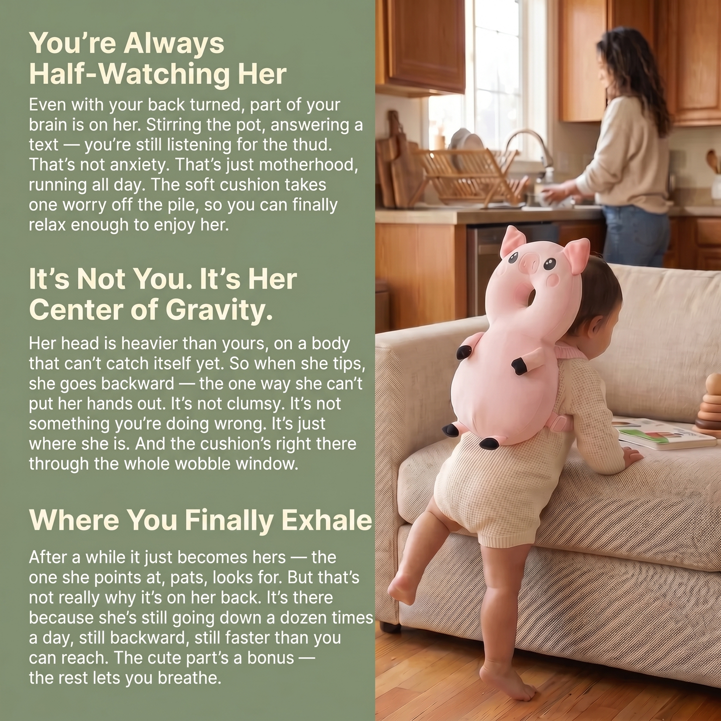 The Bump Pet™ — Wearable Plush for Wobbly Toddlers