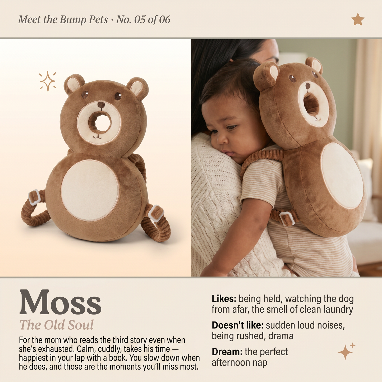 The Bump Pet™ — Wearable Plush for Wobbly Toddlers